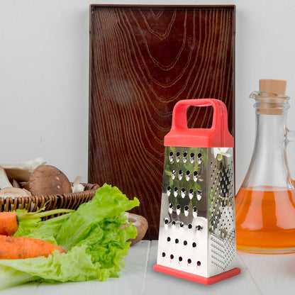 Wukusy Supermom 5-in-1 stainless steel grater and slicer for versatile food prep in the kitchen.