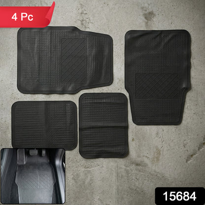 Wukusy heavy duty anti-slip rubber car foot mat set with four black textured mats for vehicle floor protection.