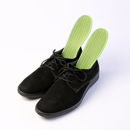 Pair of Wukusy premium comfort shoe insoles in size 37 with mix design, providing daily foot support and cushioning.
