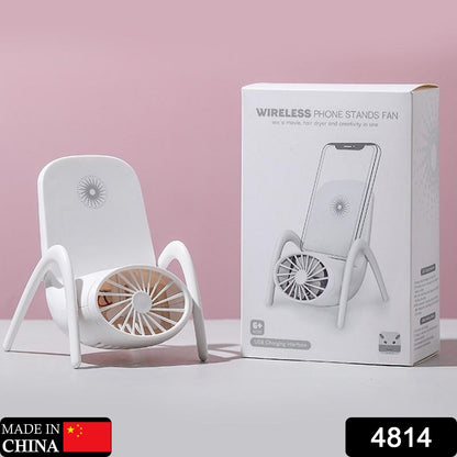 Wukusy portable handheld fan with adjustable fan blades and charging port, perfect for personal cooling on the go.