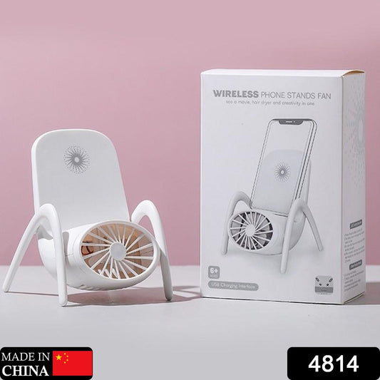 Wukusy portable handheld fan with adjustable fan blades and charging port, perfect for personal cooling on the go.