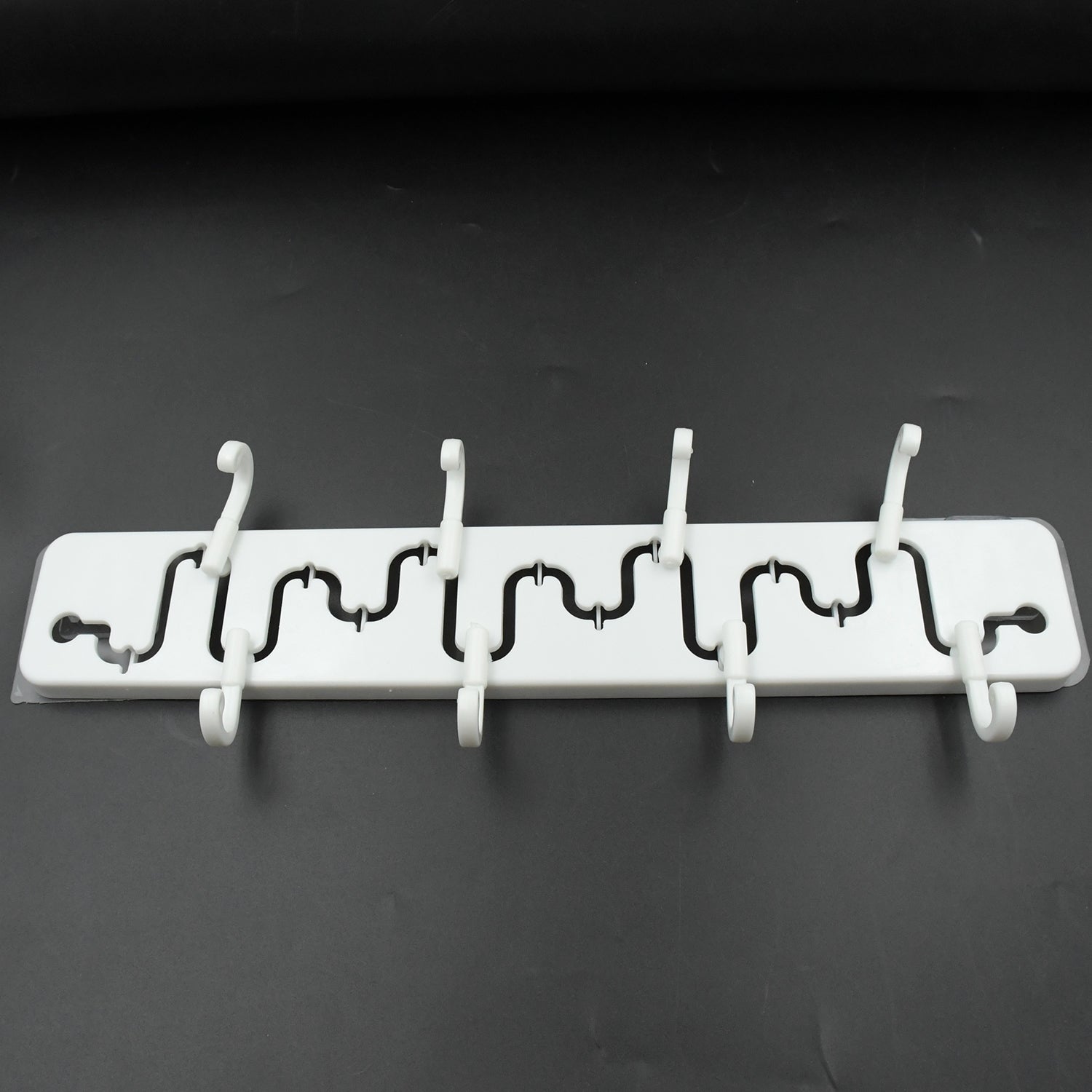 Wukusy 9431 Slideway adjustable plastic wall hook for home and bathroom use, adhesive hook with high-quality, versatile design.