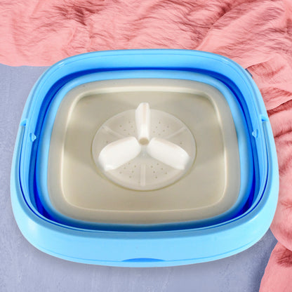 Wukusy portable washing machine mini folding washer and dryer for travel, camping, RV, dorm, or small laundry loads of clothes.