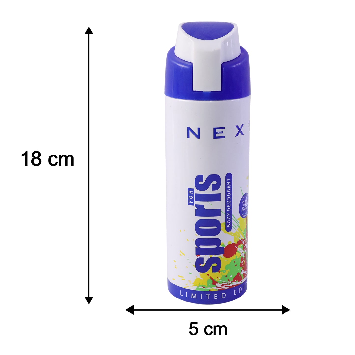 Wukusy Nex Sport body spray and deodorant perfume pack of 6+1, 200ml bottles with fresh, long-lasting scent.