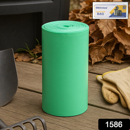 Wukusy biodegradable eco-friendly trash bag roll in mixed colors, 24x32 inches, suitable for waste disposal and eco-conscious use