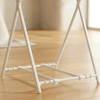 Wukusy foldable garbage bag holder stand with a black frame and foldable design, suitable for holding trash bags securely.