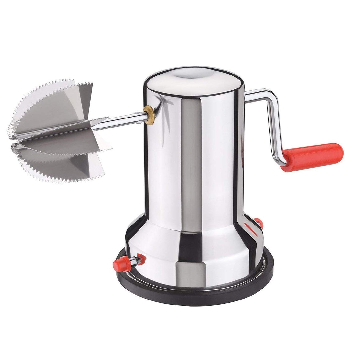 Wukusy manual steel coconut scraper machine for home kitchen use, featuring a sturdy design for easy coconut meat scraping.