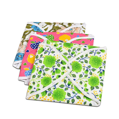Square Hygienic Rotichapati cover with multi-print design for home and kitchen, by Wukusy.