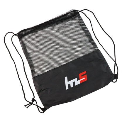 Wukusy mesh drawstring gym sack with breathable design, lightweight sports backpack for gym and outdoor activities