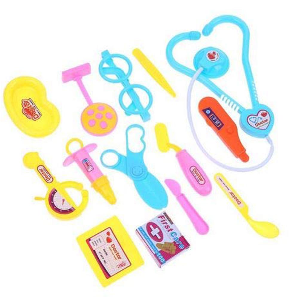 Colorful Wukusy 1903 Kids Doctor Set toy kit with medical tools for boys and girls, perfect for imaginative play.