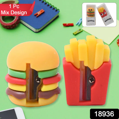 Wukusy Mix Design Cartoon-Shaped Office Sharpener in vibrant colors, featuring playful and colorful cartoon motifs.