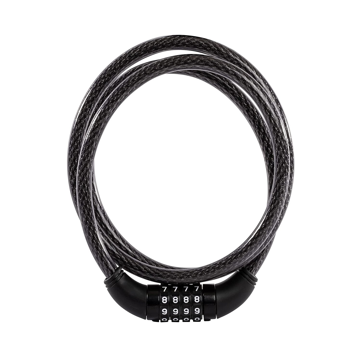 Wukusy heavy-duty plastic combination lock for helmets, versatile hardware lock for secure multi-purpose use.