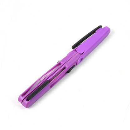 Wukusy Pen Cut compact scissors in pen style, portable travel scissors ideal for home improvement tasks, shown in close-up image