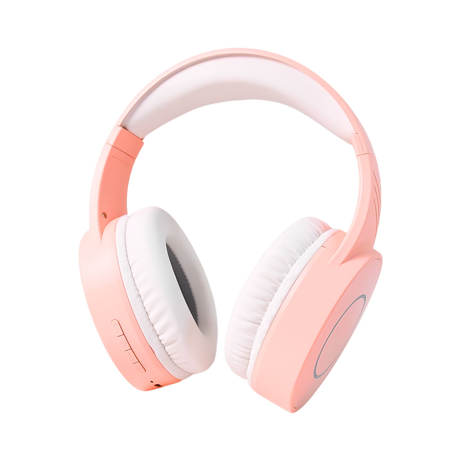 Wukusy Wireless Over-ear Bluetooth Headphones with cushioned ear cups and adjustable headband, black color, mobile accessories.