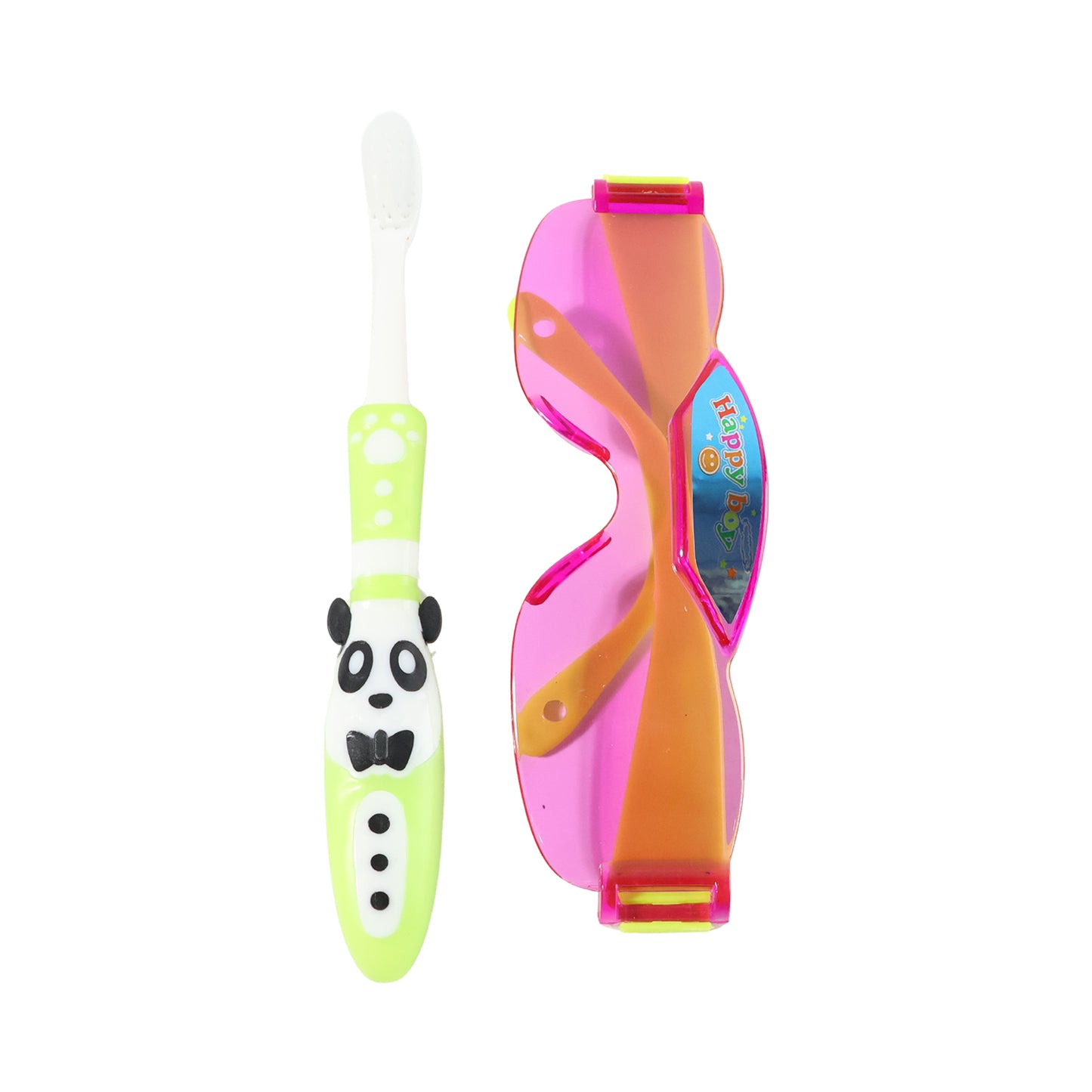 Wukusy kids baby care toy set featuring colorful toothbrush and sunglasses for children’s imaginative play
