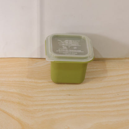 Wukusy plastic storage container box with lid, versatile and durable for organizing kitchen or home essentials.