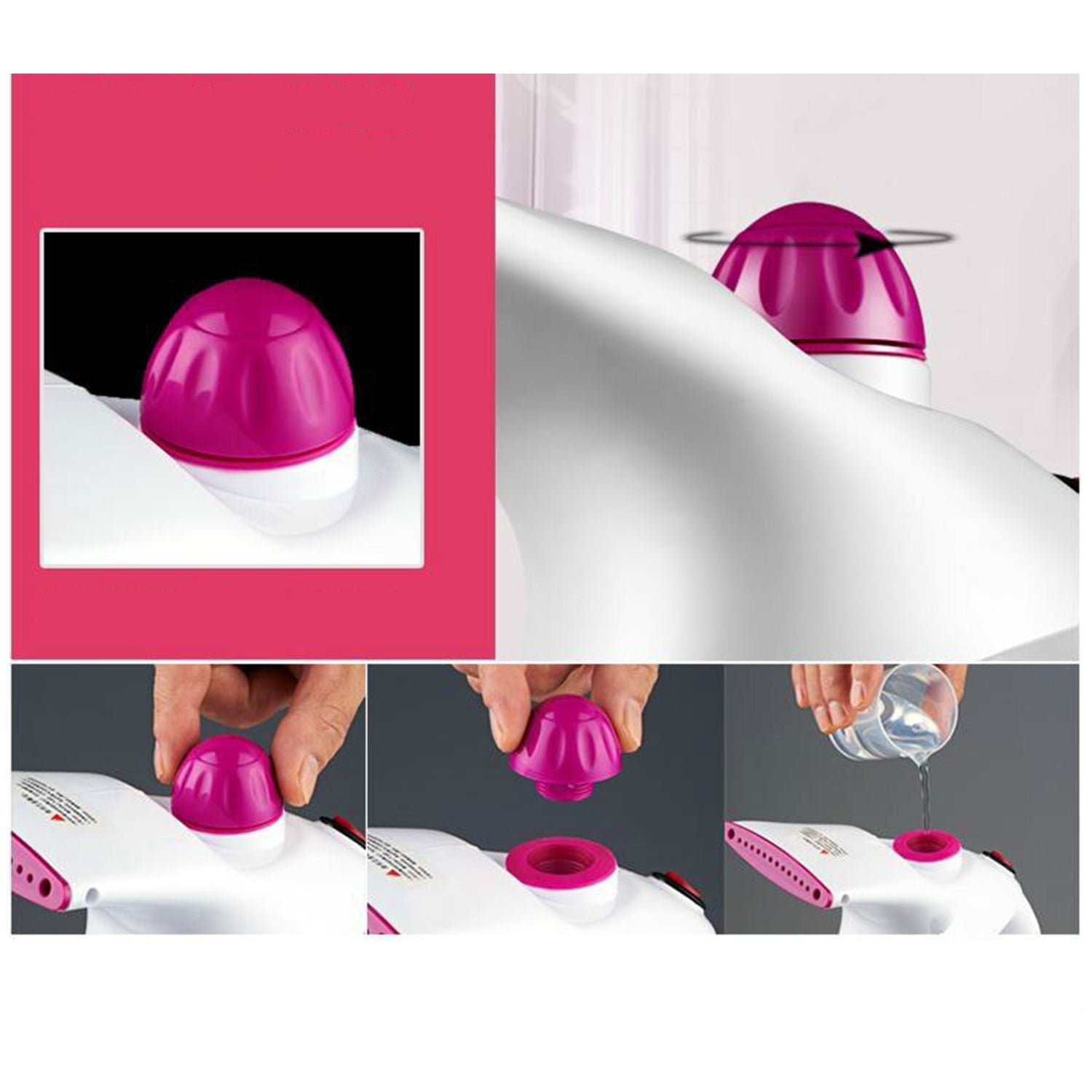 Wukusy 6049 Ionic Steam Thermal Spa Steamer for beauty salons, showing the professional spa steamer with control panel and steam outlet.