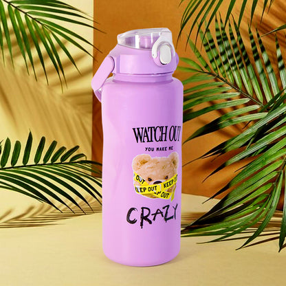 Set of Wukusy premium water bottles in 2000ml, 900ml, and 300ml sizes, made for home improvement and hydration needs.
