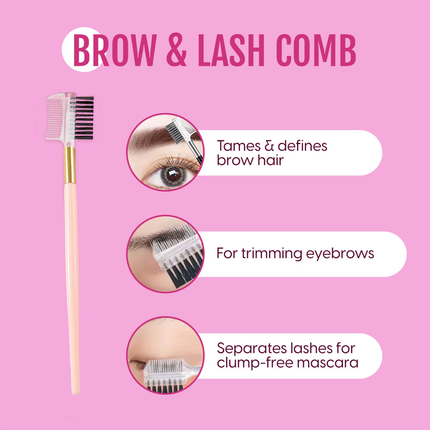 Set of nine Wukusy professional makeup brushes with diverse bristle types and handles, ideal for complete makeup application.