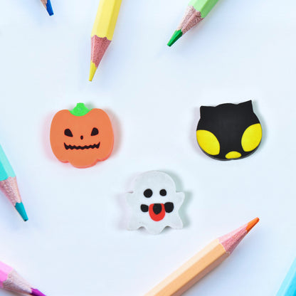 Colorful cartoon shape rubber eraser by Wukusy, featuring playful mixed designs, ideal for office or school use.
