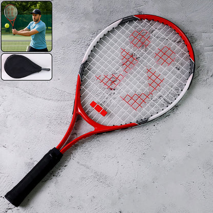 Wukusy Professional Konex tennis racket with full cover, featuring a lightweight frame and comfortable grip for players.