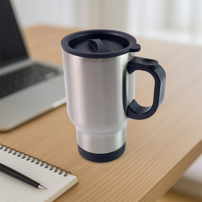 Wukusy stainless steel vacuum insulated glass coffee cup with lid and handle, designed for hot and cold beverages, 1 piece