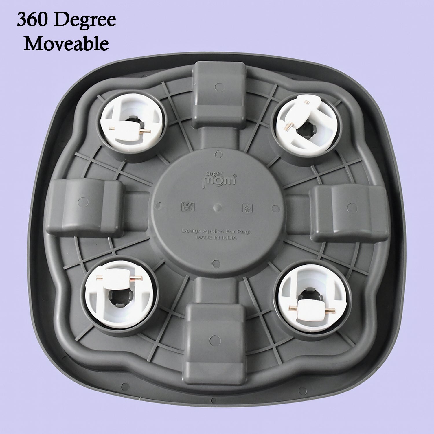 Wukusy Supermom heavy-duty gas cylinder trolley for home and kitchen use, with sturdy frame and handles for easy transportation.