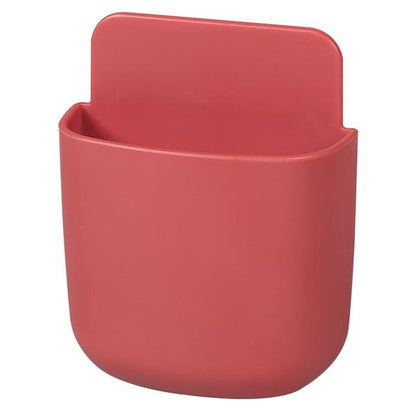 Wukusy 1379 wall-mounted storage box for remote and mobile accessories in multicolour, mounted on a wall for organized storage