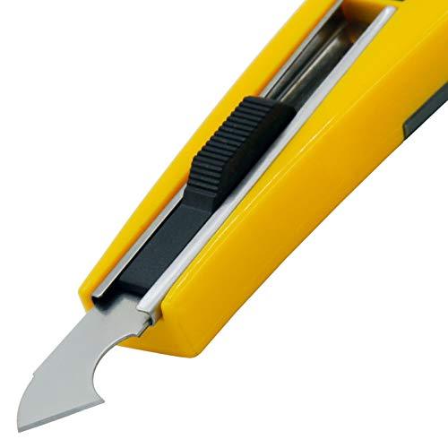 Wukusy 1554 acrylic plastic fibre sheets cutter hook knife blade for home improvement projects, shown with blade and handle.