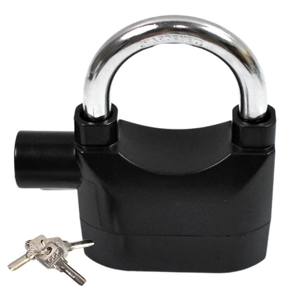 Wukusy plastic waterproof siren alarm lock with three keys, ideal for home security and improvement.