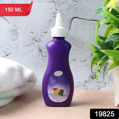 Wukusy liquid detergent for clothes in 150ml bottle, suitable for home laundry, with label and cap visible.