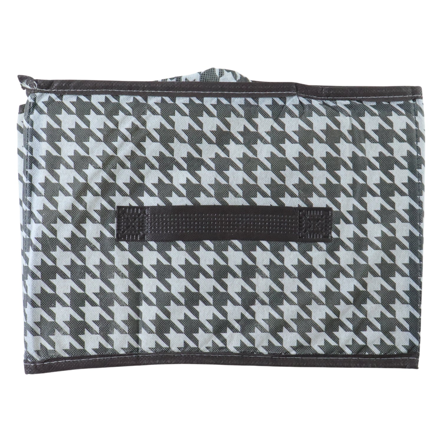 Foldable fabric storage basket by Wukusy, 40x28cm, showing a soft, foldable fabric organizer box with handles for versatile storage.
