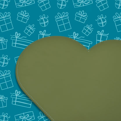 Wukusy 4040 heart-shaped art board with thick pad, ideal for office art projects, featuring a smooth heart shape surface.