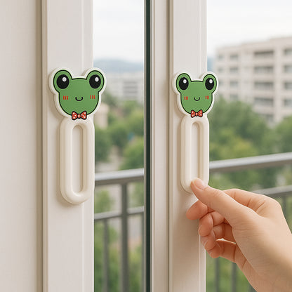 Set of four Wukusy Self Stick Push Pull Helpers for easy door and drawer operation in home and kitchen spaces.