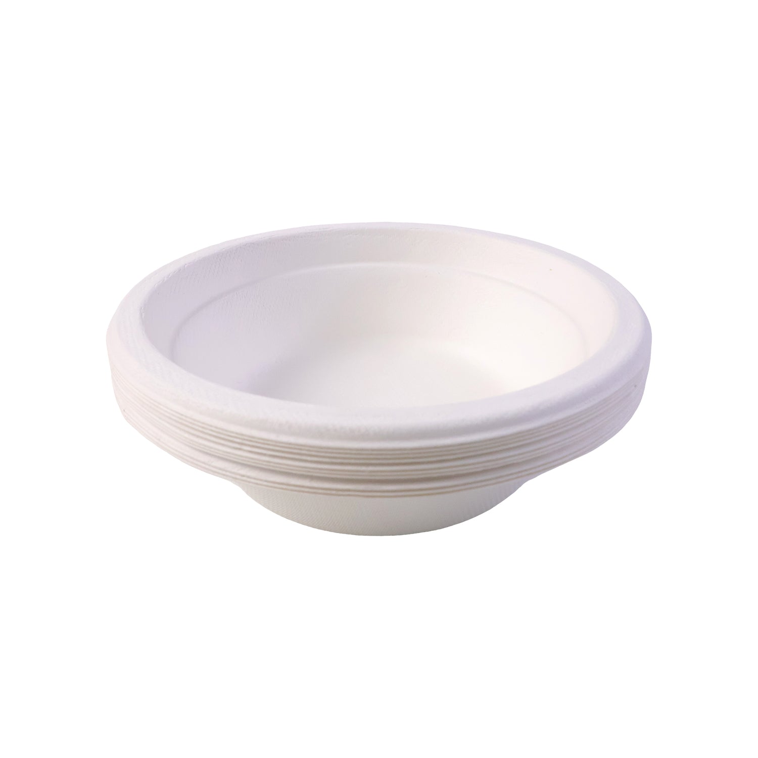 Set of 10 Vegnar disposable food serving bowls by Wukusy, 360 ml capacity, made of durable, eco-friendly material.