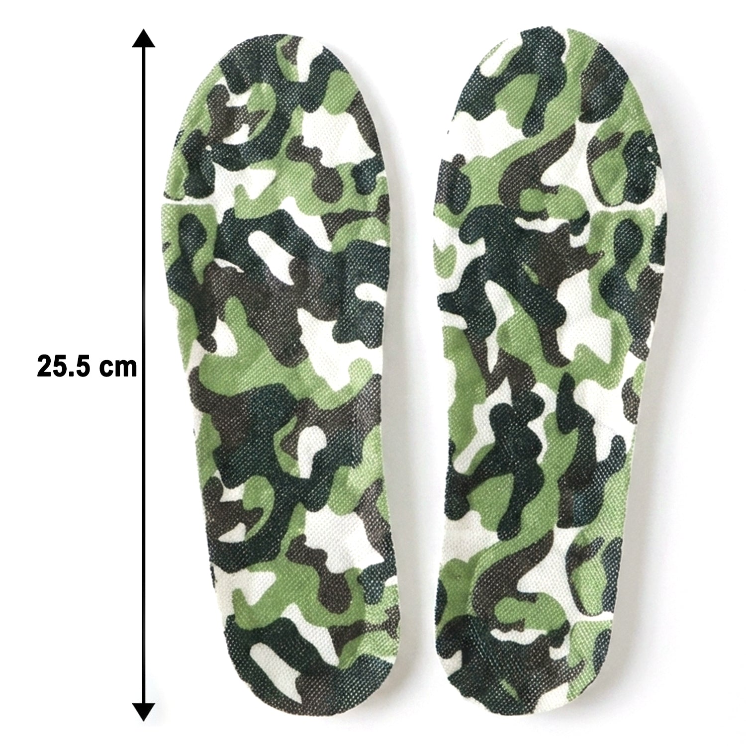 Pair of Wukusy premium cushion support insoles for shoes, size 42 to 45, showing soft foam and arch support design.