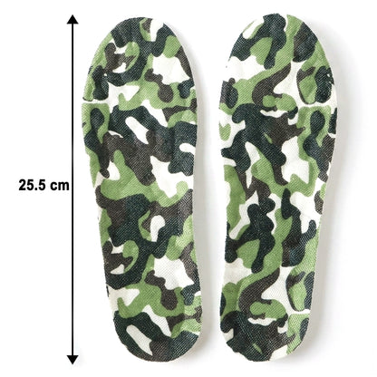 Pair of Wukusy premium cushion support insoles for shoes, size 42 to 45, showing soft foam and arch support design.