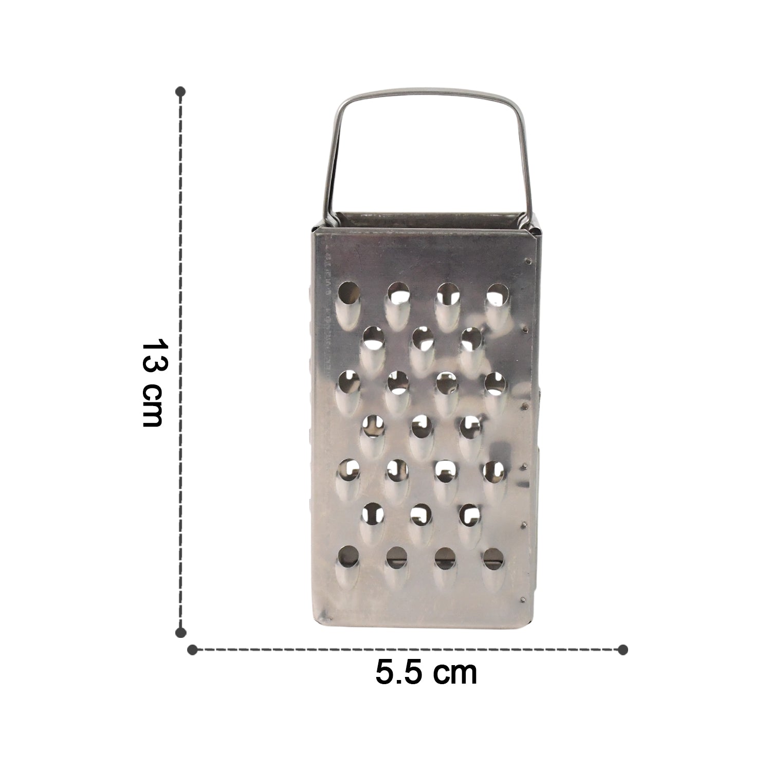 Wukusy Supermom 4-in-1 stainless steel grater and slicer with multiple blades for versatile kitchen prep.