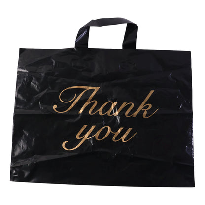 Wukusy premium thank you printed carry bag with handles, 25.34 cm, designed for gift or shopping use, featuring a thank you message.