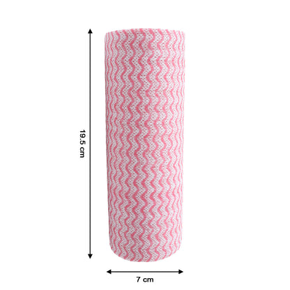 Wukusy reusable kitchen cleaning cloth roll with multiple pull-out cloths, ideal for eco-friendly kitchen cleaning tasks