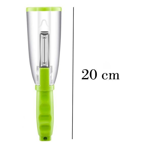 Wukusy 2404 smart multifunctional vegetable and fruit peeler, kitchen tool with ergonomic handle and stainless steel blade.