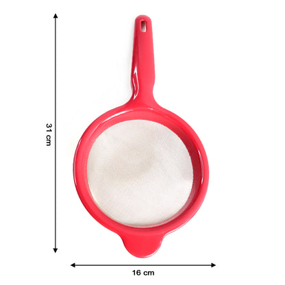Wukusy Apex Medium Pulpy Juice Strainer for home kitchen, showcasing its mesh design and sturdy frame for straining juice.