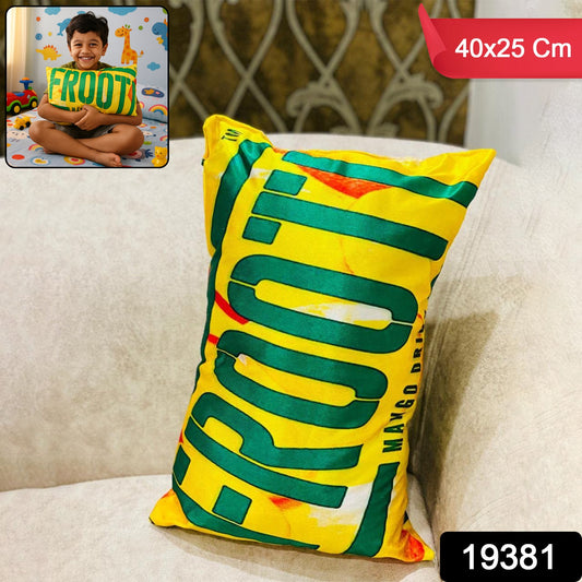 Soft plush cartoon character kids pillow cushion by Wukusy, 40x25 cm, perfect for babies and children's home decor.