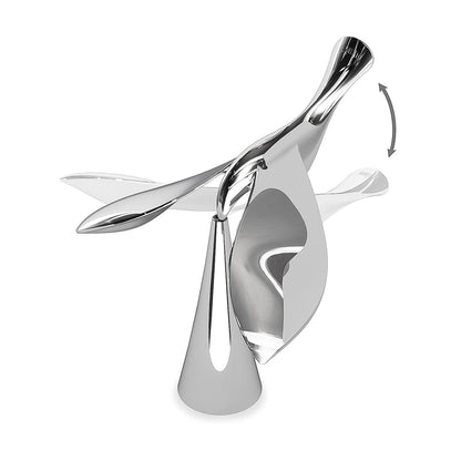 Bird-shaped manual bottle opener toy by Wukusy, featuring a balanced design, suitable for playful use and decorative display.