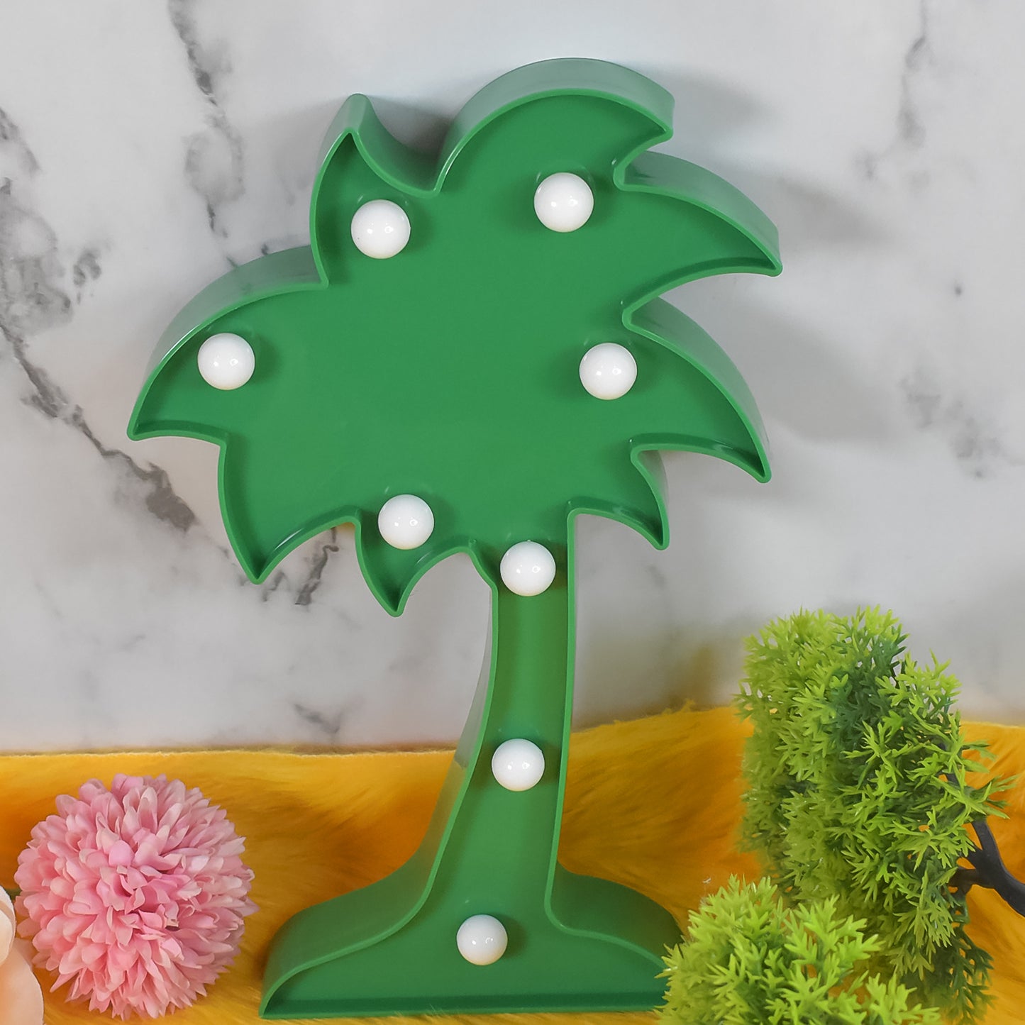 Wukusy coconut tree LED night light table lamp for office, battery not included, romantic ambient lighting, decorative home accessory
