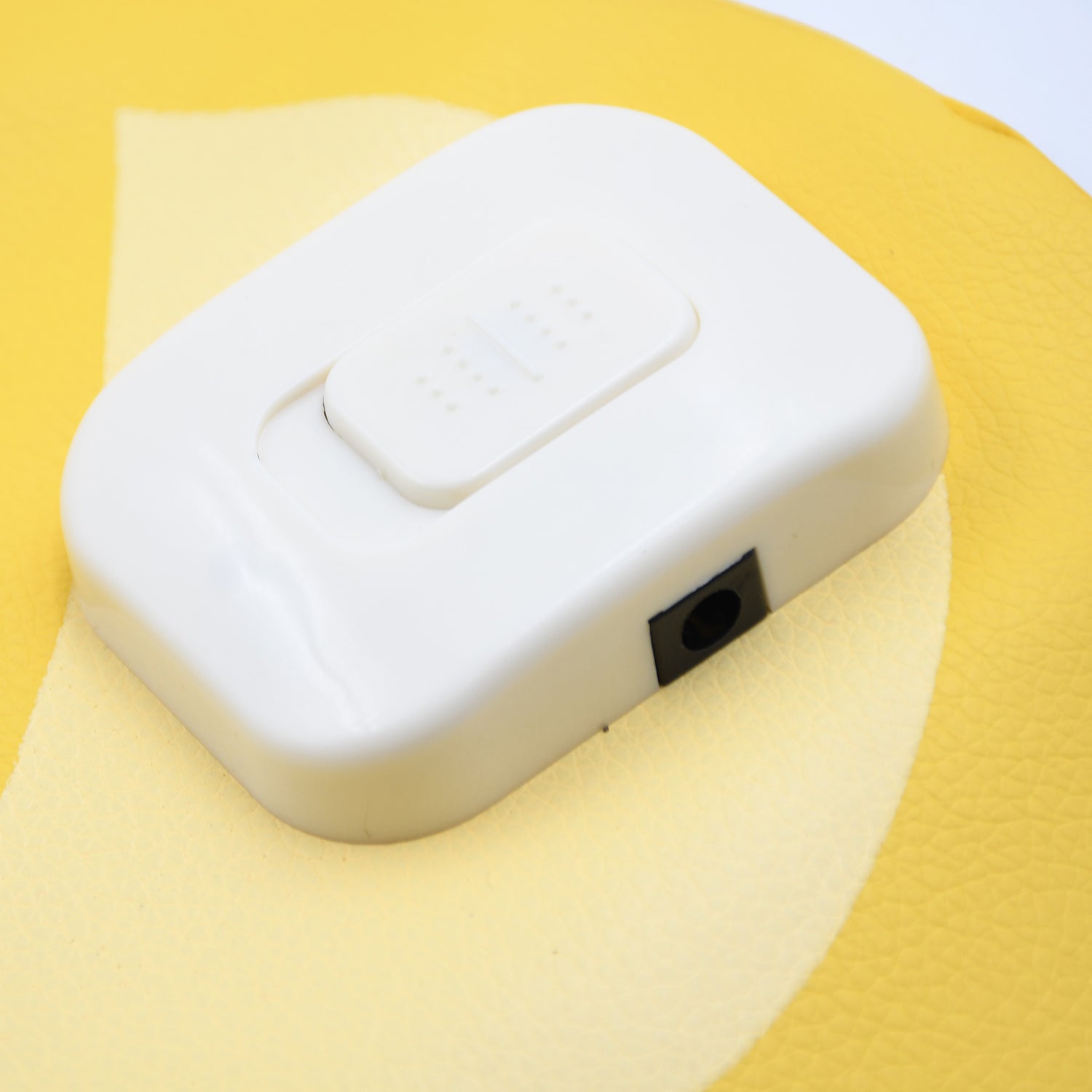 Wukusy electric heated mouse pad with warming hand support on a computer desk, ideal for office use and winter warmth.