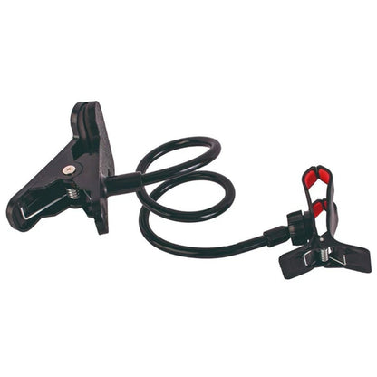 Wukusy 360-degree flexible foldable metal lazy stand bracket for mobile devices, showing adjustable design and portable metal construction.
