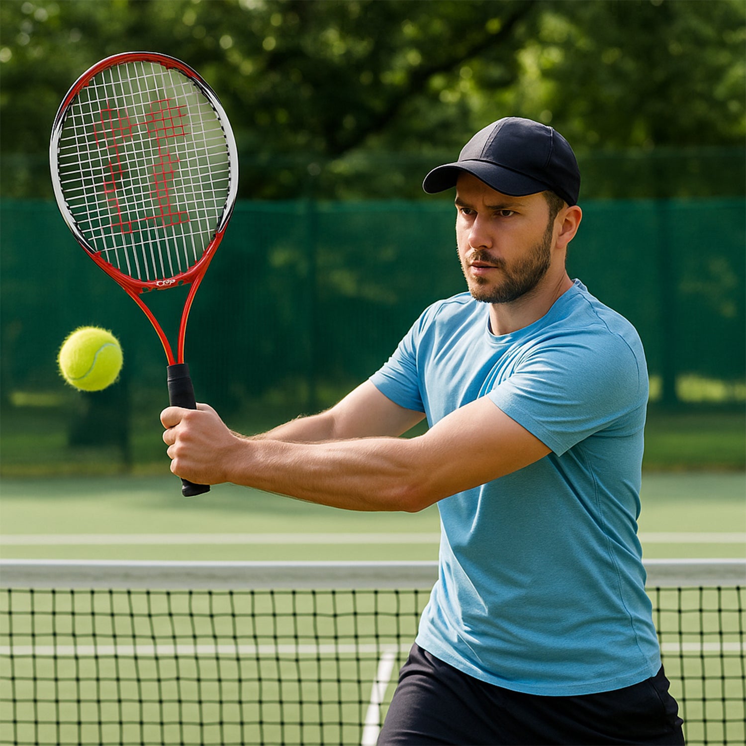 Wukusy Professional Konex tennis racket with full cover, featuring a sleek design and grip-ready handle for optimal performance.