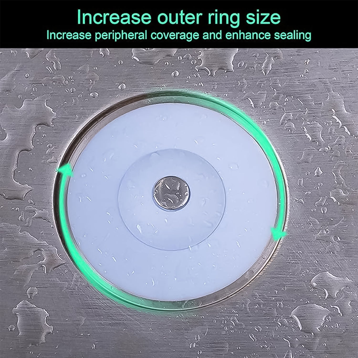 Creative 2-in-1 blue silicone sewer sink sealer cover with drainer by Wukusy, designed for home kitchen use.