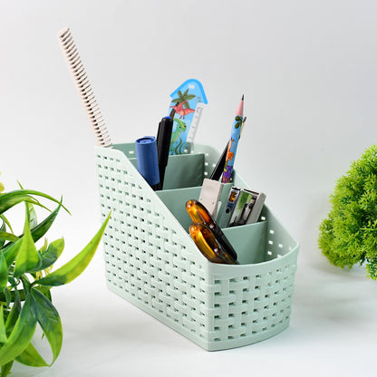 Wukusy Apex multi-purpose storage basket organizer with handles, made of woven material for closet or home organization.
